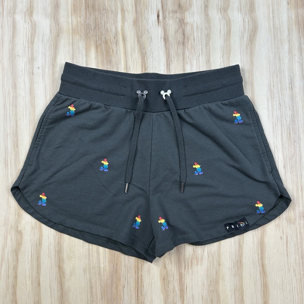 Disney Pride Women's Rainbow Multicolor Shorts Size Small LGBTQ+ Colorful
